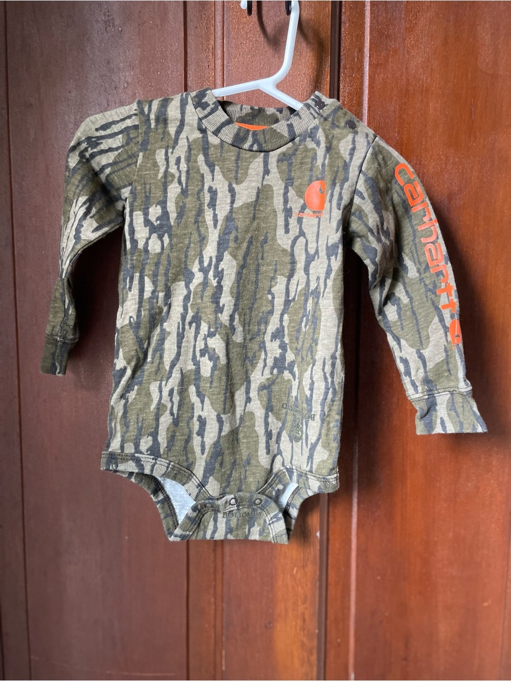 Carhartt boys 12 month camouflage onesie